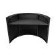 OMNITRONIC Curved Mobile Event Stand – Mobil rendezvény és DJ pult
