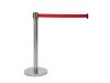 EUROLITE Kihúzható Szalagos Kordonos Oszlop – 2,9 m Piros Szalag