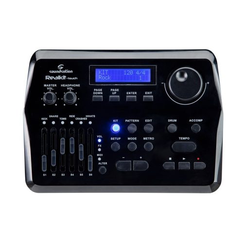 SOUNDSATION REALKIT-TOUCH - Elektromos dobszett hálóbőrös pergődobbal és advanced sound module-al