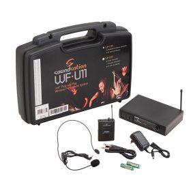   SOUNDSATION WF-U11PD - UHF Plug and Play vezeték nélküli fejpántos mikrofonos rendszer (Freq. 865.00 MHz)