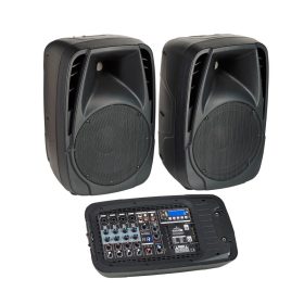   SOUNDSATION BLUEPORT FX - 2x100W hordozható PA rendszer keverőerősítővel és 2 db 2-utas passzív hangfallal