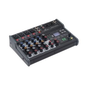   SOUNDSATION MIOMIX 404FXM - 6-csatornás Professzionális Audió keverő Media Player,BT és 24-bit Digital Multi-Effect funkcióval