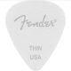 Fender 351 Shape White Thin – 6 Darabos Pengető Készlet
