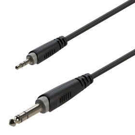   GL-JSmJS15 - Adapter kábel: 3.5mm Jack papa SZTEREO - 6.3mm Jack papa SZTEREO / 1.5m