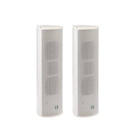   HELVIA HCMS-30 WPW - 30 W vízálló oszlopos hangszóró pár fehér