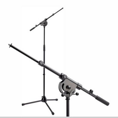 König & Meyer 21010 mikrofonállvány forgócsuklós, teleszkópos gémmel, fekete