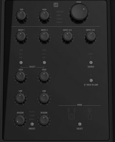 LD Systems DAVE 18 G4X kompakt 18"-os aktív 2.1-es PA rendszer