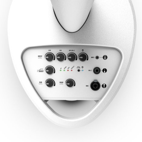 LD Systems MAUI 5 W aktív PA torony rendszer, beépített keverő és Bluetooth, fehér