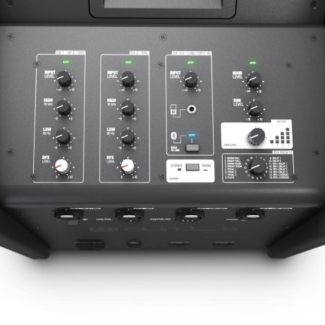 LD Systems CURV 500 AVS hordozható array rendszer, hangfalkábelekkel, fekete