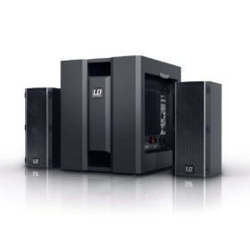   LD Systems DAVE 8 ROADIE hordozható 8”-os aktív multimédia rendszer 3-csatornás keverővel