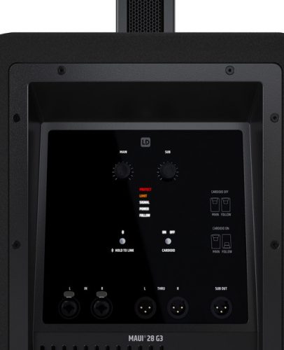 LD Systems MAUI® 28 G3 – Professzionális Kompakt Oszlop PA Rendszer Kardioid Iránykarakterisztikával