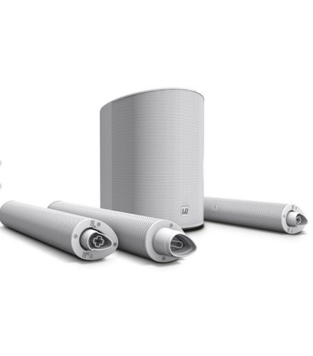 LD Systems MAUI 5 GO W kompakt akkumulátorról működő aktív PA torony rendszer, beépített keverő és Bluetooth, fehér