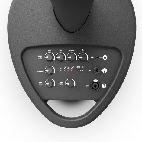 LD Systems MAUI 5 kompakt aktív PA torony rendszer, beépített keverő és Bluetooth, fekete