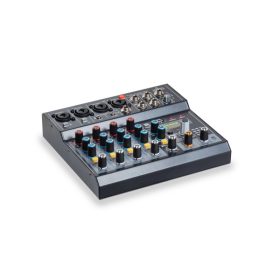   Soundsation MIOMIX 7LS – 7 csatornás keverő 88 digitális effekttel, Bluetooth és USB hangkártyával