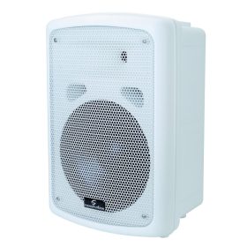  Soundsation SPWM-08P - -WH 80W kétutas passzív hangfal 8″ mélyhangszóróval és falitartóval (fehér kivitel)