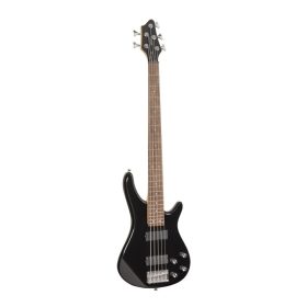   SOUNDSATION GUNBARREL-5 BK - 5 Húros elektromos basszusgitár hídra és nyakra szerelt pickuppel