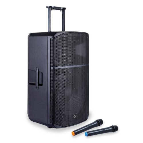 Soundsation ProVibe 12AIR – Akkumulátoros, 12"-os hordozható PA rendszer Bluetooth-szal és kerekekkel