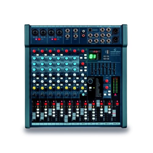 Soundsation ALCHEMIX 403 PRO – 10 csatornás analóg keverő, Bluetooth, USB hangkártya és DSP