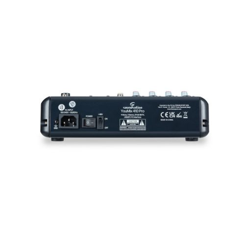 Soundsation YOUMIX 410 PRO – 6 csatornás keverő 99 effekttel, Bluetooth és USB hangkártyával